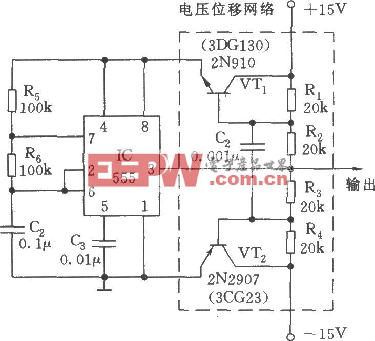 零对称双向脉冲波发生器