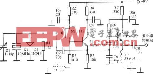 10～20MHz晶体振荡器