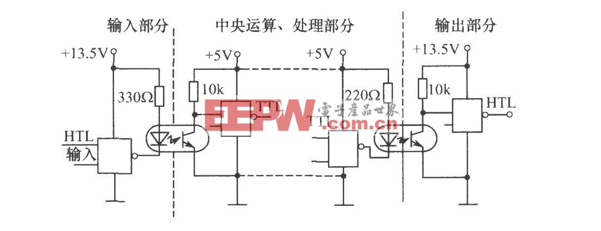 利用光电耦合器的计算机接口电平匹配