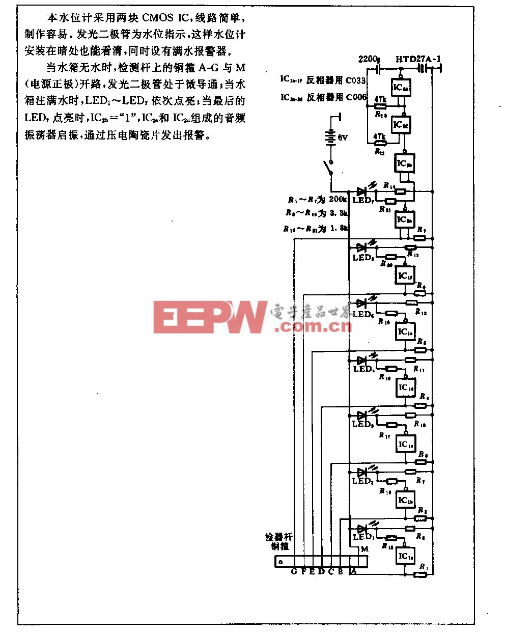 水位计电路