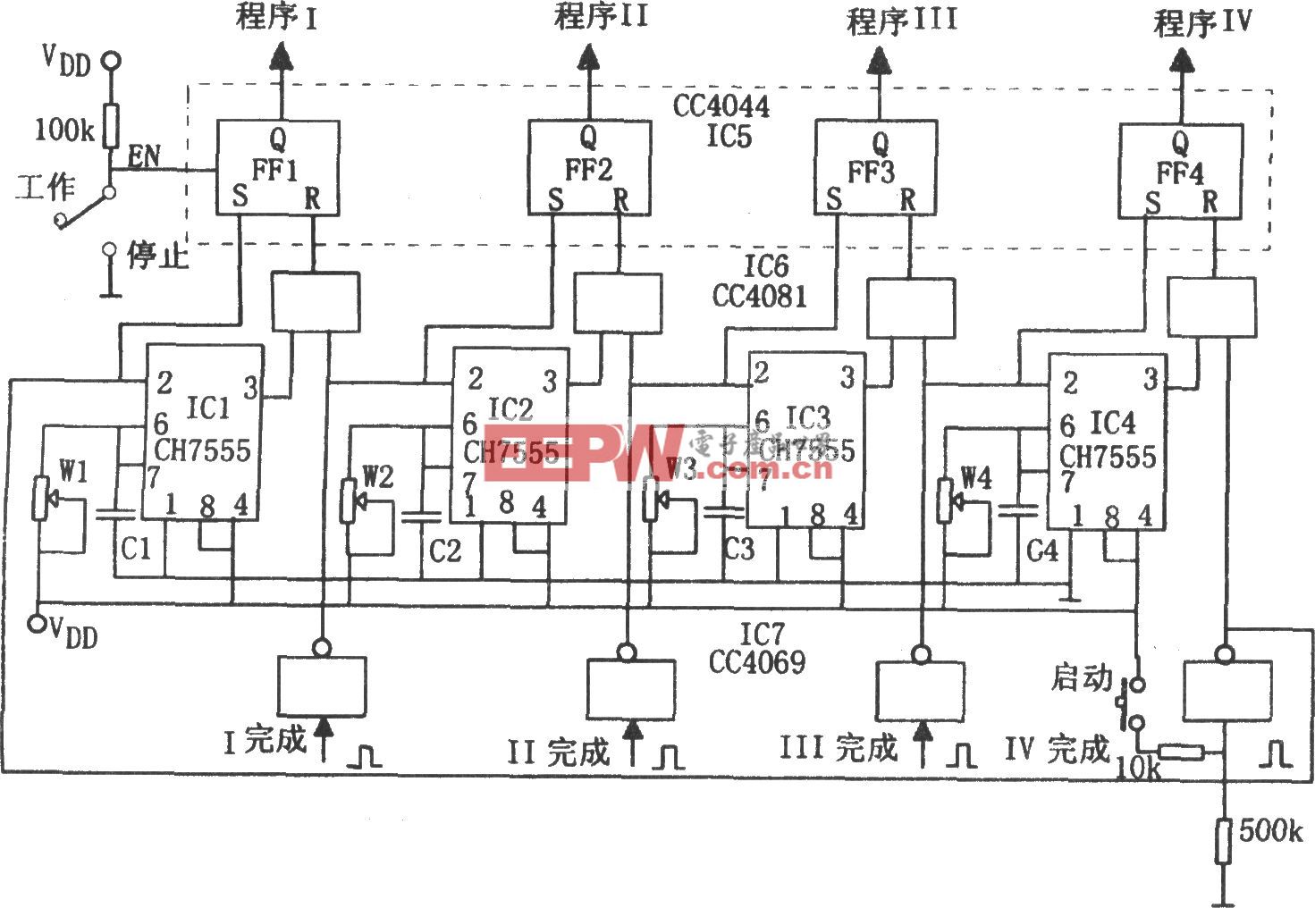 CH7555构成的程序控制器