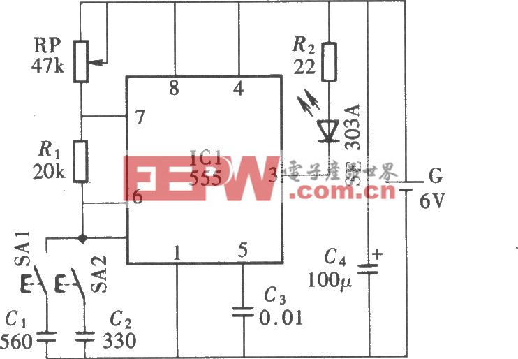 红外线遥控音量电位器(CD4528、CD40193、CD4067)