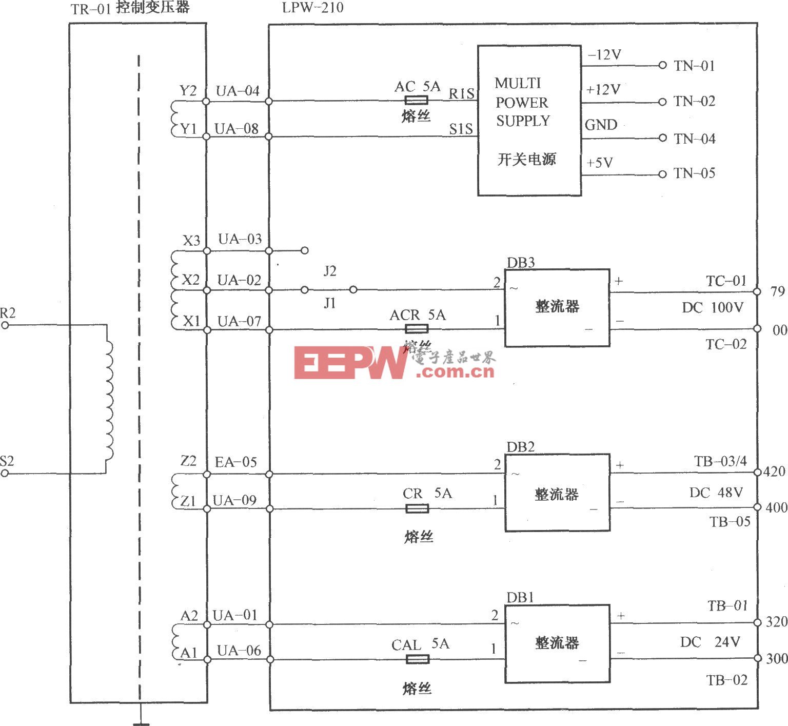 铃木电梯控制电源电路(1)