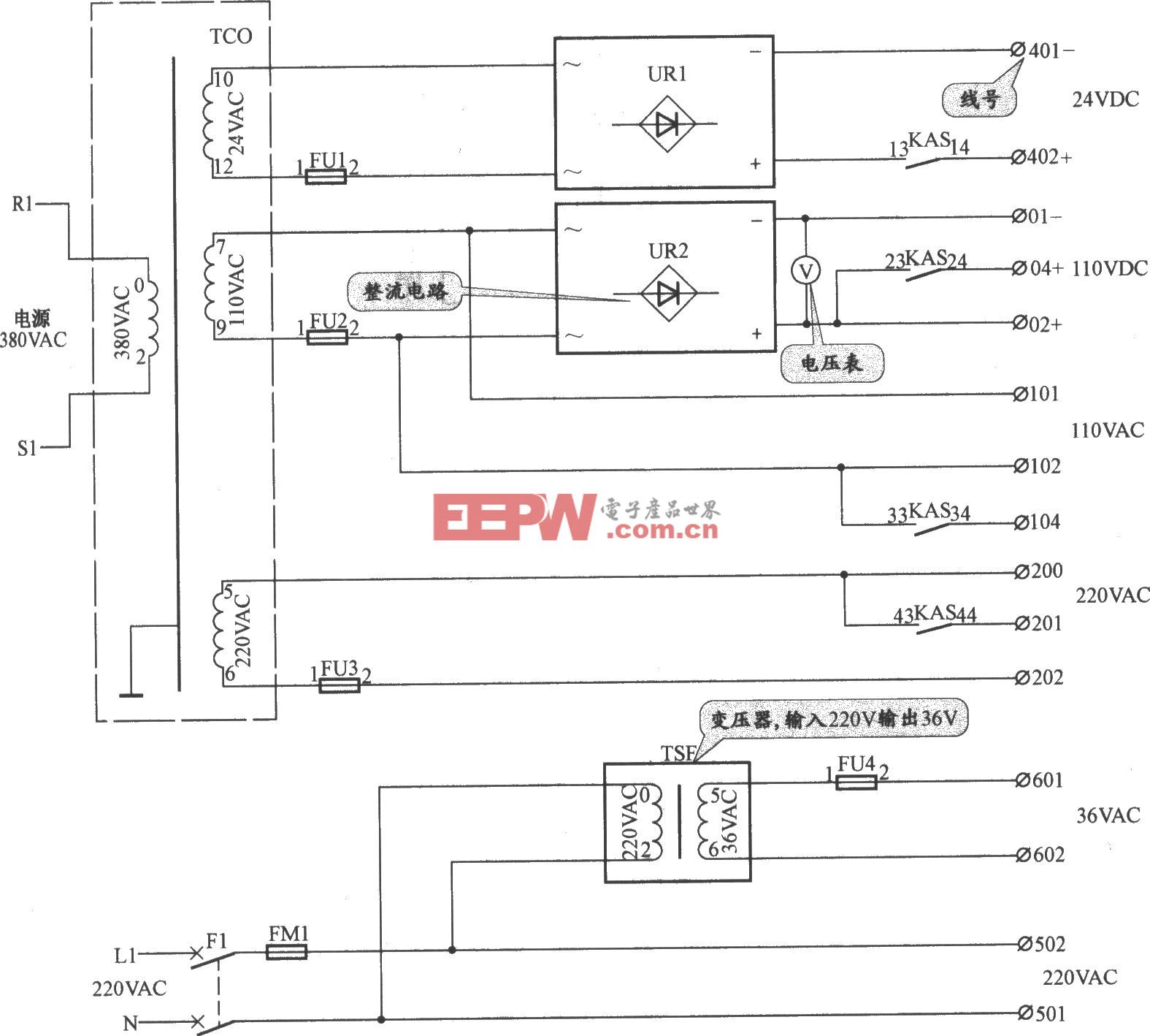 上海新时达电梯电源电路(SM-01-C+变频器）