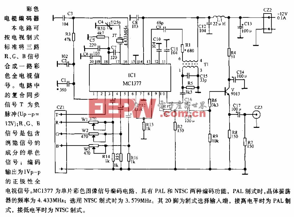 彩色电视编码器