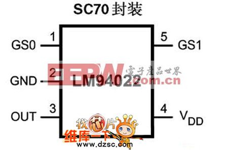 lm94022管脚排列电路图