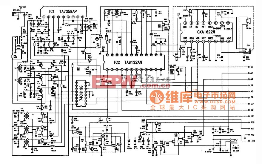 PL-757A德生收音机电路图