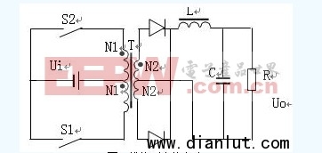 推挽型变换器的电路图