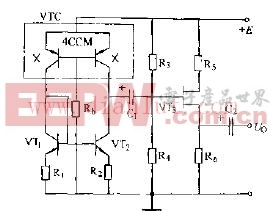 基于4CCM的场效应晶体管源极输出电路图