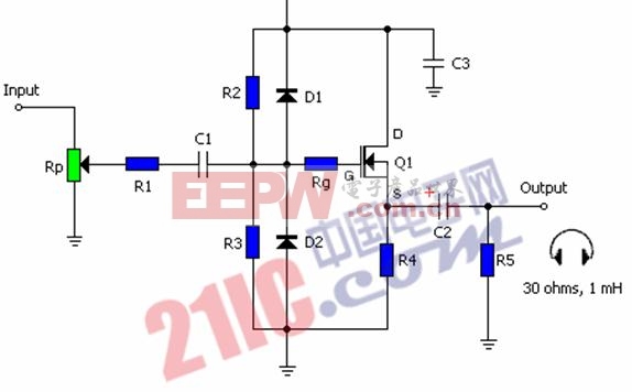 MOSFET A类放大电路及其关键参数