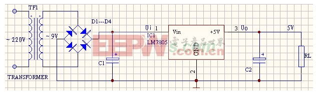 lm7805稳压电路