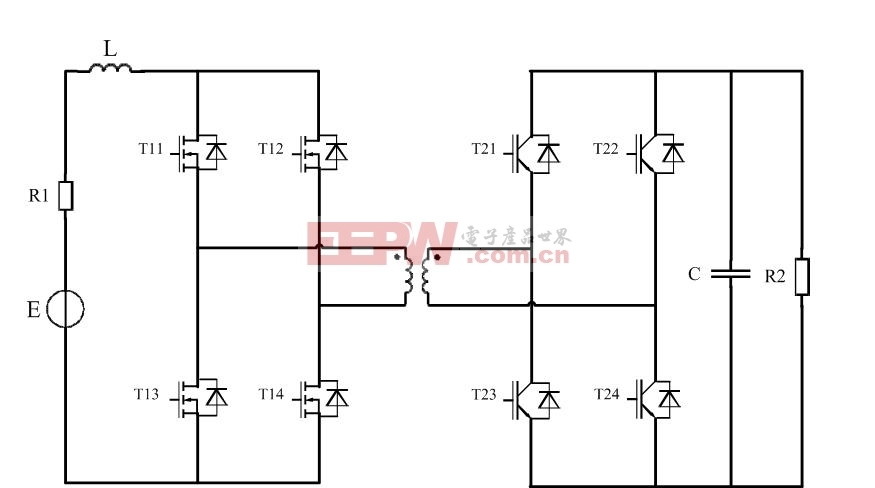 双向DCDC变换电路图