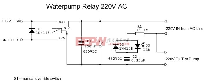 电脑水冷抽水泵控制电路-----pump controller