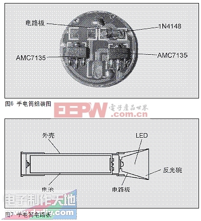制作大功率LED手电筒（AMC7135驱动）LED Flashlight