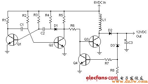 分立器件组成的简单6V转