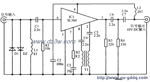 SL560组成的VHF天线放大