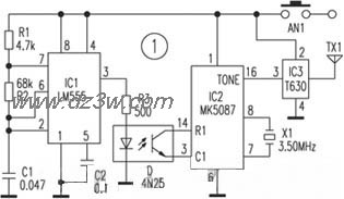 采用ＤＴＭＦ编解码的无