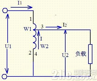 自耦变压器原理图