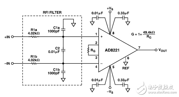 盘点放大器中射频干扰整流误差电路 —电路图天天读（69）