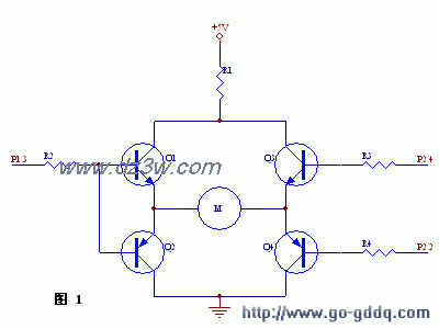 微型电机驱动电路原理分析电路图