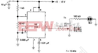 5-15V电源的氖灯激励器