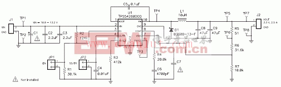 TPS54260 EVM-597电路图