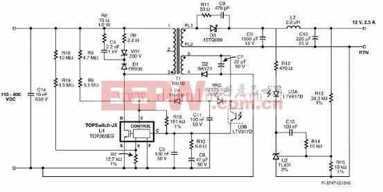 12V/30W设计案例电路图