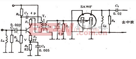 声表面滤波器(SAWF)应用原理电路