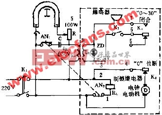 YZD-500型紫外线灯电路原理图