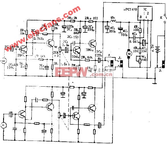 SL-860型袖珍立体声单放机电路图