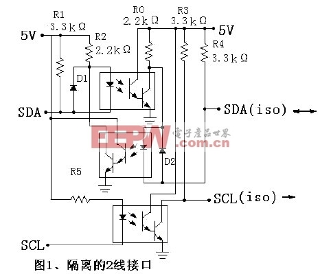 i2c信号线隔离电路