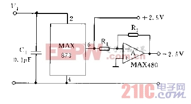 MAX873，875，876典型应用电路图c