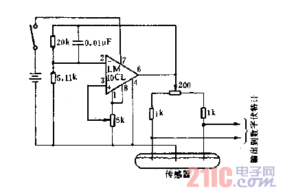 倾斜，水平仪电路图