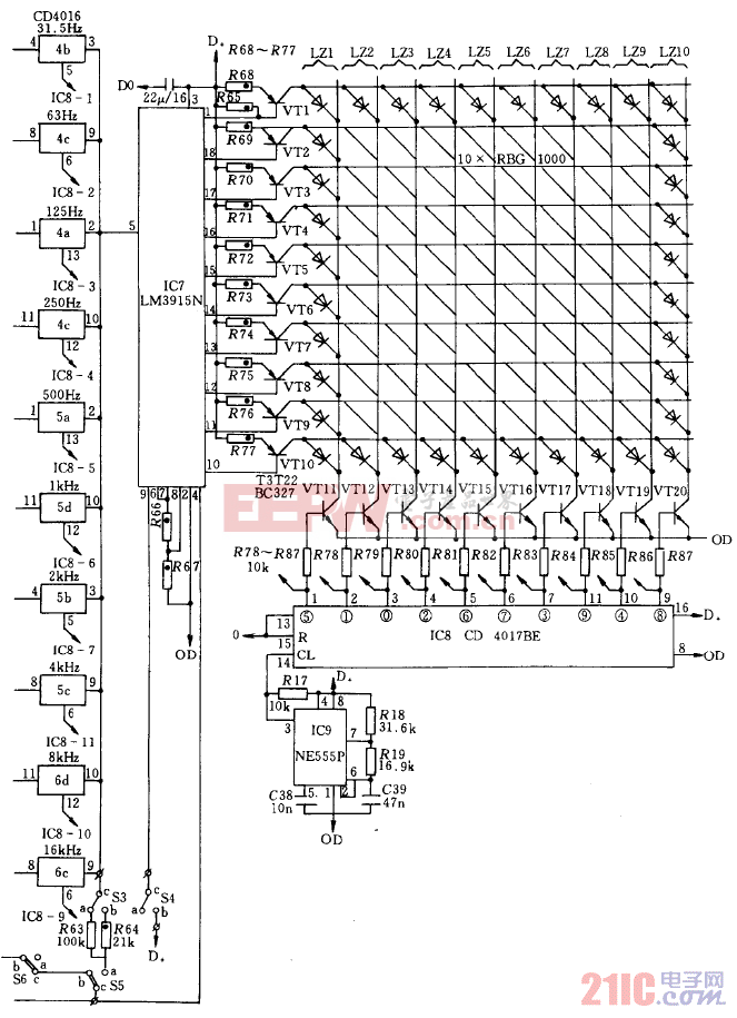 低频信号频谱分析仪的显示电路02