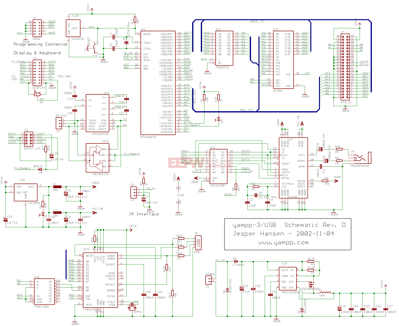 MP3硬件电路原理图02